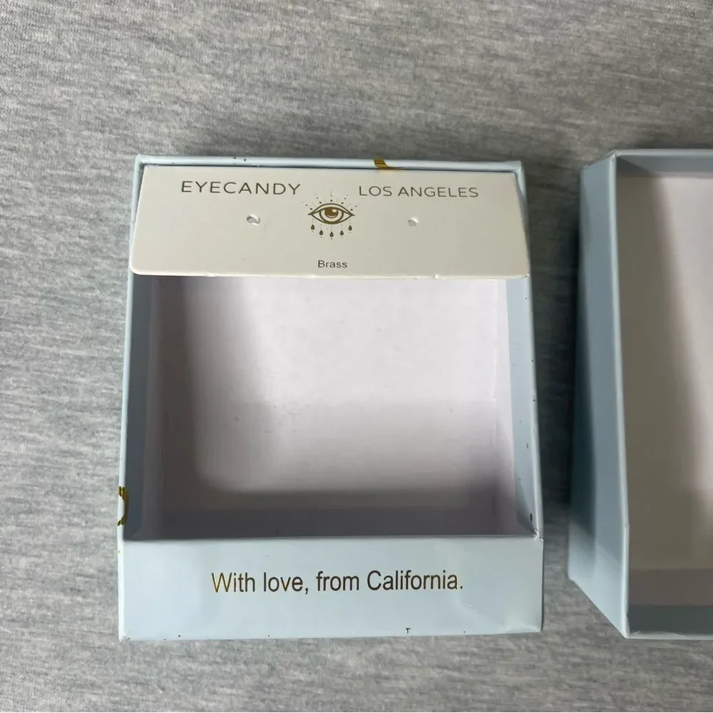 Eye Candy Los Angeles Jewelry / Earrings Evil Eye Graphic Gift Box